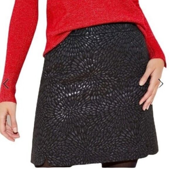 LOFT Dresses & Skirts - LOFT Skirt 2P Black Metallic 2‎ Petite Women's